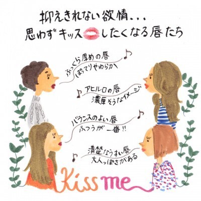 抑えきれない欲情 思わずキスしたくなる唇たち イラストコラム ニコニコニュース