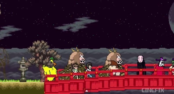 千と千尋の神隠し を8bitゲーム風に再現したショートアニメがカッコよすぎる 動画 ニコニコニュース