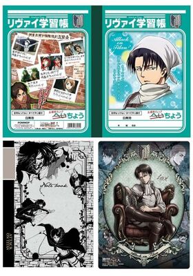 進撃の巨人 お掃除リヴァイがノートに 自由帳 ペンケースなど新作ラインナップ ニコニコニュース