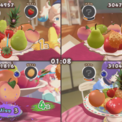 フルーツを積み上げるパーティーゲーム『フルーツマウンテン パーティ』Nintendo Switch版が4月23日に発売決定。同じ果物をくっつけて大きくしていき、お皿から落ちないようにスコアを獲得する3Dパズル(New!!)