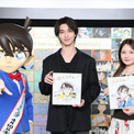横浜流星＆畑芽育がコナンの歴史に触れる！　TVアニメ「名探偵コナン」展に潜入(New!!)