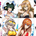 『シュタゲ』新作『STEINS;GATE RE:BOOT』店舗別特典の描き下ろしイラストを公開。ラボメンたちの水着姿が眩しい描き下ろしイラストが多数登場、アートブックやDVDが同梱する限定版・超限定版の特典が公開(New!!)