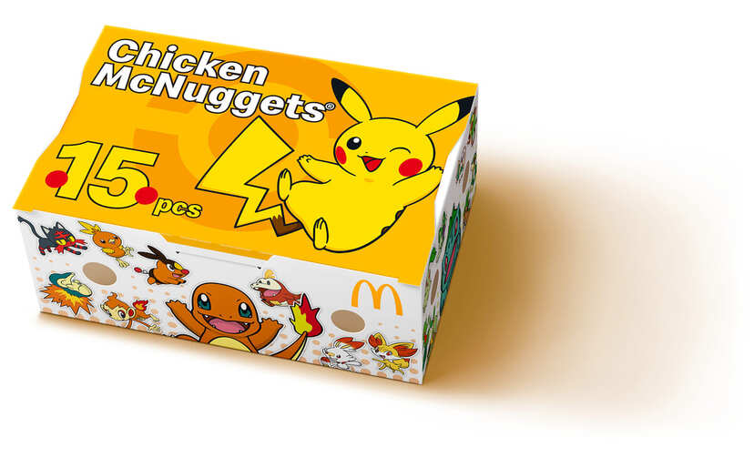 ピカチュウたちのポケモンパッケージ！マクドナルド「チキンマック