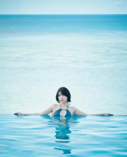 元欅坂46・志田愛佳、2nd写真集『MORE』発売決定 開放感溢れる極上水着