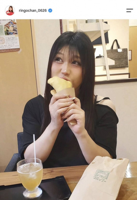 めっちゃ痩せてますます綺麗に」りんごちゃん、地元帰省ショットに反響
