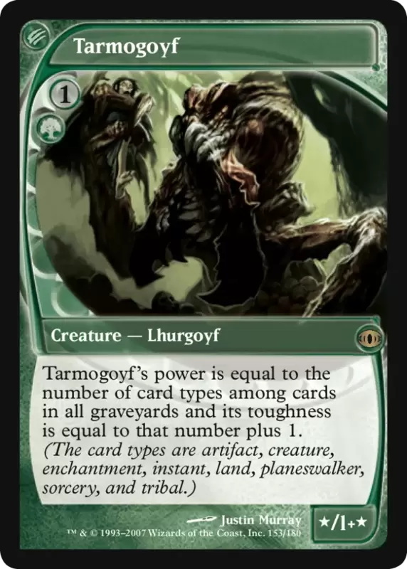 MTG タルモゴイフ 4枚 英語 未来予知 マジック：ザ・ギャザリング』“未来のカード”として収録された