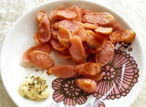 魚肉ソーセージをチンしてつくるチップスが美味しい ニコニコニュース