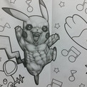 筋肉ムキムキのピカチュウさん爆誕 大人の本気の塗り絵をご覧ください ニコニコニュース 筋肉ムキムキのピカチュウさん爆誕 大人の本気の塗り絵をご覧ください ニコニコニュース