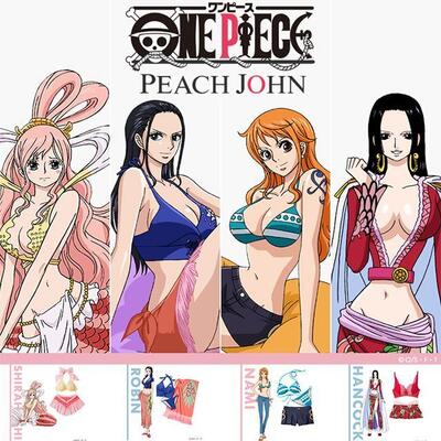 ナミやハンコックをイメージした水着や下着がpeach Johnから4 12に発売 ニコニコニュース ナミやハンコックをイメージした水着や下着がpeach Johnから4 12に発売 ニコニコニュース