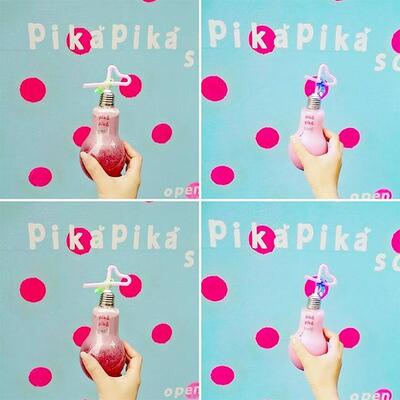 渋谷マルイに電球型ソーダ Pika Pika Soda ピカピカソーダ が 期間限定で登場 ニコニコニュース