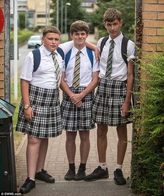 これは卑怯 イギリスの スカートを履いた男子 があまりに萌え要素強すぎとネットで話題に ニコニコニュース