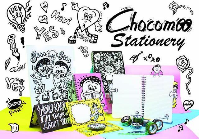 注目のイラストレーターchocomooのオリジナルステーショナリーが新登場 Popなイラストで毎日をハッピーに ニコニコニュース