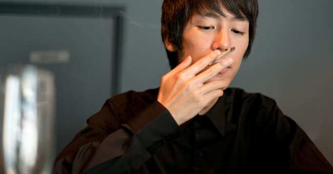 5年保証 煙草を吸うおじさん 日本製 電気仕掛け Labelians Fr