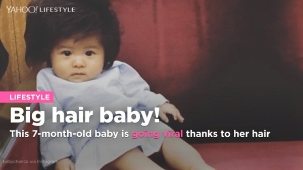 可愛過ぎる フサフサな髪を持つ生後約半年の赤ちゃんがインスタグラムで話題に ニコニコニュース