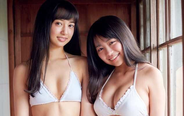 大原優乃 小宮有紗が 週プレ で奇跡のコラボ 姉妹風カットはかわいさと爽やかさが炸裂 ニコニコニュース