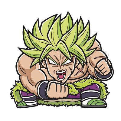 Db超 ビックリマンがコラボで ドラゴンボールマン ブロリーのイラスト公開 ニコニコニュース