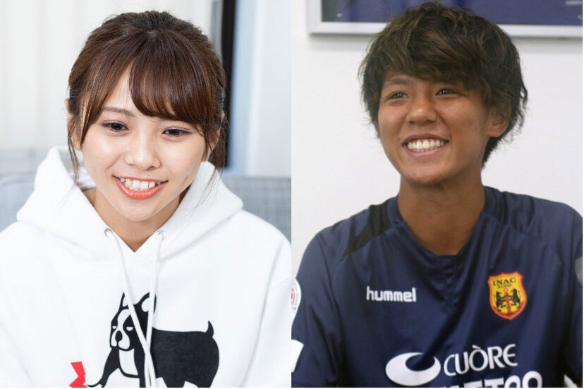 サッカーがつなぐ友情 元同僚のアイドルと女子トップ選手が誓う 夢の舞台での共演 ニコニコニュース