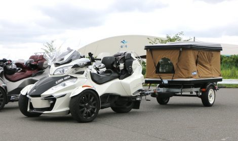 アダムス社(カナダ)トレーラーバイク 油圧昇降オートバイ/車/ATV/スパイダー用バイクトレーラー