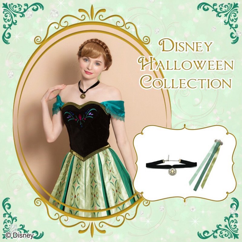 戴冠式でのアナをイメージした総刺繍ドレス！シークレットハニー Disney Halloween Collection | ニコニコニュース