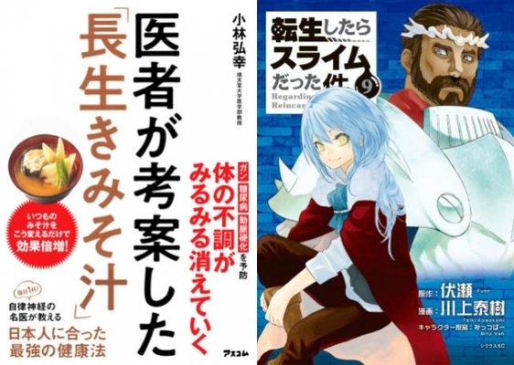 ハイブリッド型総合書店 Honto 週間ストア別ランキング発表 日本テレビの 世界一受けたい授業 で紹介された 医者 ニコニコニュース