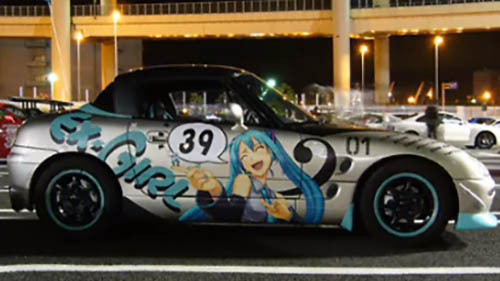 スズキ カプチーノを初音ミク仕様の痛車に改造 ニコニコニュース