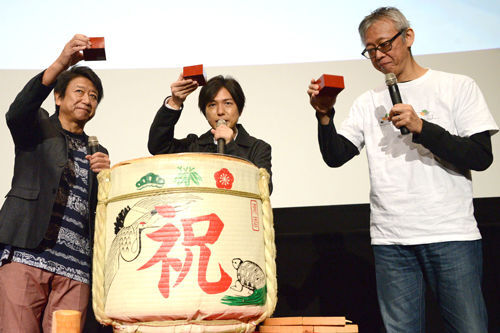 映画 夏目友人帳 神谷浩史と井上和彦が鏡開きに挑戦 副題の由来も明らかに ニコニコニュース