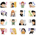 ボンボン坂高校演劇部 Lineスタンプ 部長のコミカルなイラスト満載 ニコニコニュース