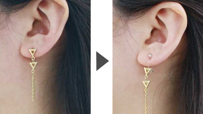 ピアスホールが無い方必見 どんなピアスもイヤリングにできちゃう 樹脂製イヤリングコンバーター が話題に ニコニコニュース