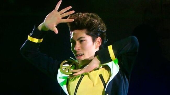 氷上の東方仗助こと田中刑事選手がエキシで ジョジョ を披露 梶裕貴さんも大歓喜 仗助くーんッ グレイトだぜッ ニコニコニュース