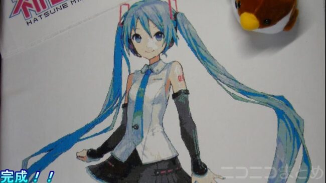 初音ミクをクロスステッチで再現 やる気 忍耐 腱鞘炎になっても諦めない心 で7ヶ月かけて完成させた大作に 愛を感じる ニコニコニュース