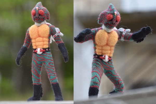 羊毛フェルト製 仮面ライダーアマゾン がカッコ可愛い ニコニコニュース 羊毛フェルト製 仮面ライダーアマゾン がカッコ可愛い ニコニコニュース
