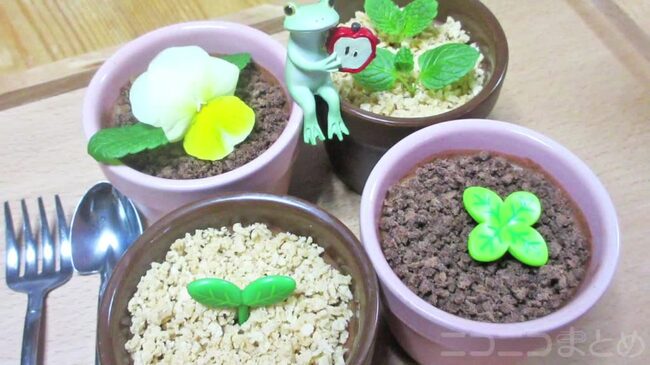 植木鉢 と見せかけて これぜんぶスイーツなんです 遊び心満載のお菓子作りに これは草はえてる 笑 ニコニコニュース