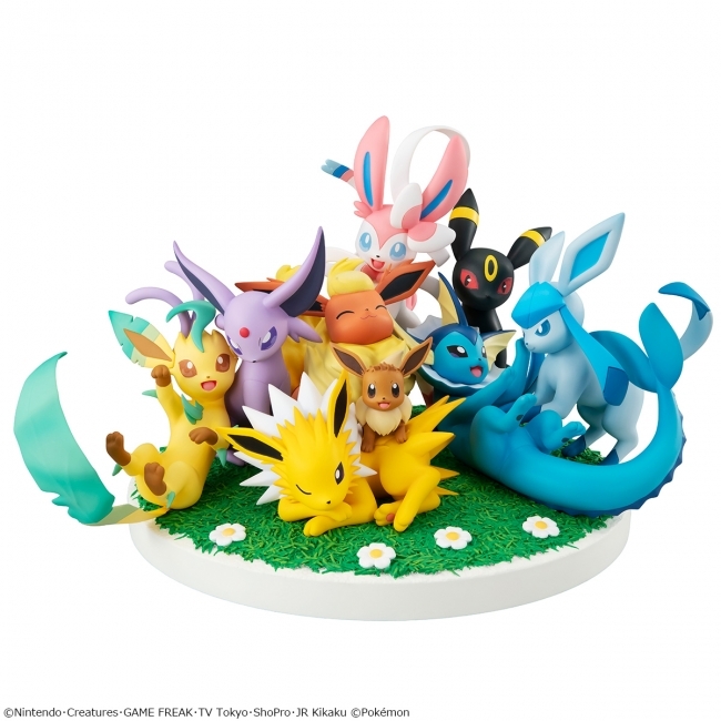 ポケットモンスター より イーブイと進化形ポケモン8匹をフィギュア化 G E M Exシリーズ ポケットモンスター ニコニコニュース