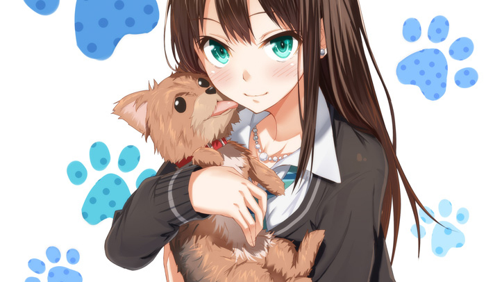 一緒に駆け回りたい 犬 女の子 のイラスト特集 ニコニコニュース