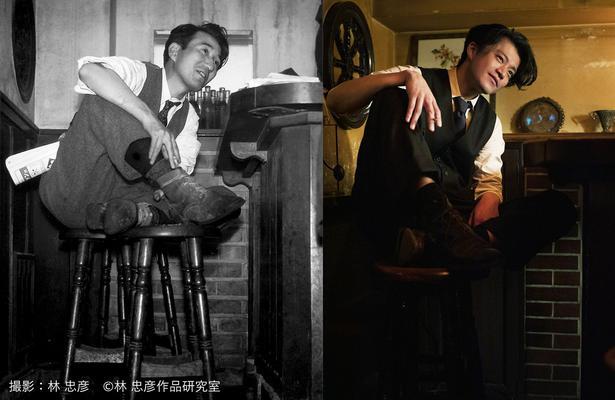 太宰治行きつけのbarで 小栗旬が完全再現 人間失格 写真ビジュアルが到着 ニコニコニュース 太宰治行きつけのbarで 小栗旬が完全再現 人間失格 写真ビジュアルが到着 ニコニコニュース