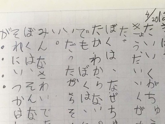 小学2年生の頃の 情報がない作文 に7万人が爆笑 先生の一言が鋭い ニコニコニュース 小学2年生の頃の 情報がない作文 に7万人が爆笑 先生の一言が鋭い ニコニコニュース