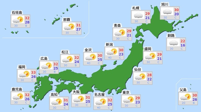 梅雨明けの見通しと台風5号 ニコニコニュース