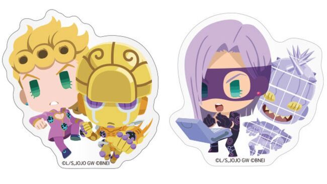 ジョジョ黄金の風 ピタパタポップのイラストを使用したステッカーが登場 戦闘モードが格好いいデザイン ニコニコニュース ジョジョ黄金の風 ピタパタポップのイラストを使用したステッカーが登場 戦闘モードが格好いいデザイン ニコニコニュース