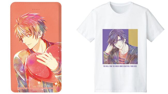 うたプリ 柔らかなタッチで描かれたイラストが美しい モバイルバッテリー Tシャツが登場 ニコニコニュース