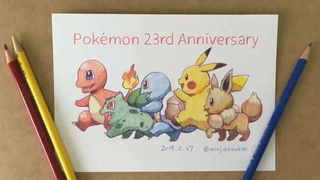 赤 青 黄と塗り重ねるだけ ポケモン の色鮮やかなイラストが たった3色 の色鉛筆で完成 ニコニコニュース 赤 青 黄と塗り重ねるだけ ポケモン の色鮮やかなイラストが たった3色 の色鉛筆で完成 ニコニコニュース