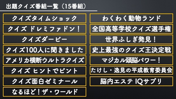 局の垣根を超えた ニッポン芸能史 クイズ番組大特集に興奮 連想ゲーム ガッツ石松伝説の真実をご報告 ニコニコニュース