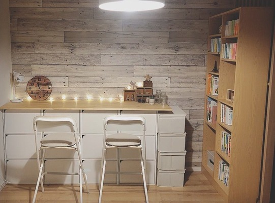 カラーボックスを使った机の作り方 天板があれば学習机も自由自在 ニコニコニュース カラーボックスを使った机の作り方 天板があれば学習机も自由自在 ニコニコニュース