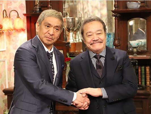探偵 ナイトスクープ 新局長の松本人志が意気込みをコメント 感無量 西田敏行とがっちり握手 ニコニコニュース
