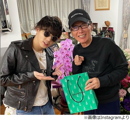 森進一と三男 Hiroの2ショットに反響 ニコニコニュース