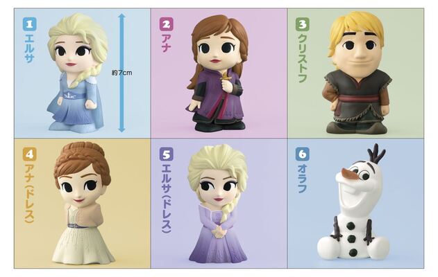 ディズニー アナと雪の女王2 から6種類が登場 バンダイ 食玩 Disney Friends4 Frozenii ニコニコニュース