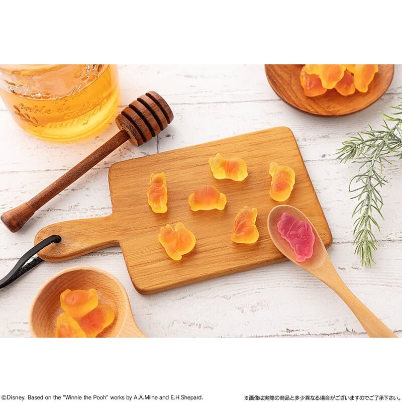 縫い目がハートのピンク色プーさんも バンダイ ディズニー くまのプーさん ぷにぷにおしりのプーさんグミ ニコニコニュース