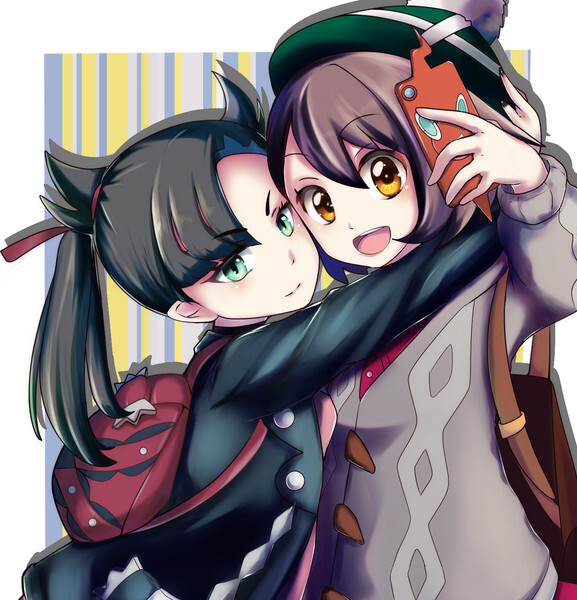 ポケモン剣盾』主人公とライバル “ユウリ＆マリィ”の尊いイラスト特集