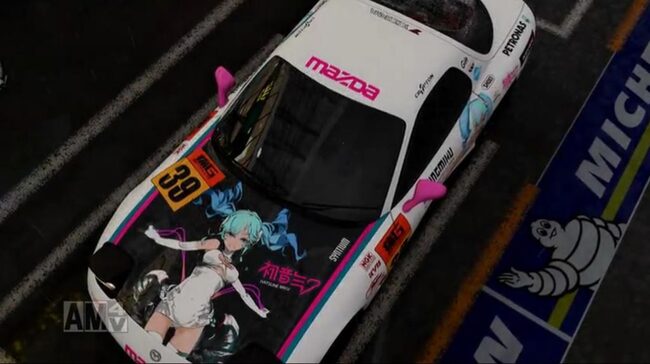 初音ミク仕様の痛車を Forza Motorsport のペイントツールで作ってみた ニコニコニュース