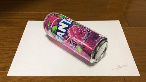 紙の上に置かれたファンタを転がしてみたら現実がバグった 色鉛筆で描かれたファンタのイラストが凄すぎると話題に ニコニコニュース 紙の上に置かれたファンタを転がしてみたら現実がバグった 色鉛筆で描かれたファンタのイラストが凄すぎると話題に ニコニコニュース