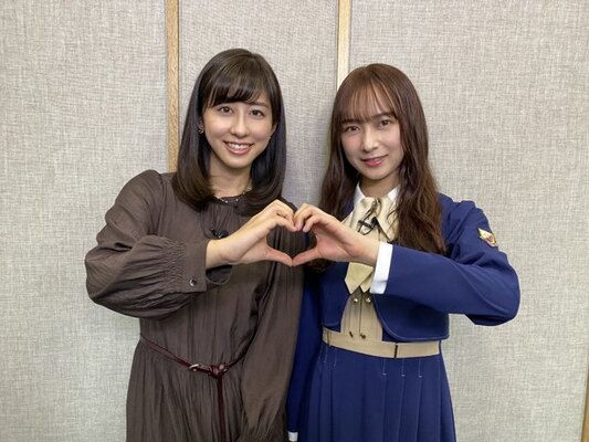 斎藤ちはるアナ 乃木坂46の後輩 鈴木絢音をサプライズ訪問 ずっと緊張して ドキドキしてます ニコニコニュース